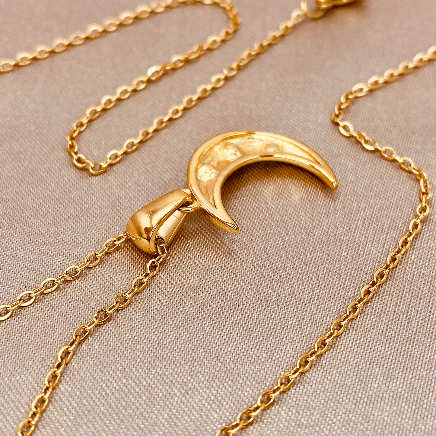Midnight Moon Necklace - Luzy JewelryNecklacesLuzy Jewelrycubic zirconiafine jewelrygold4