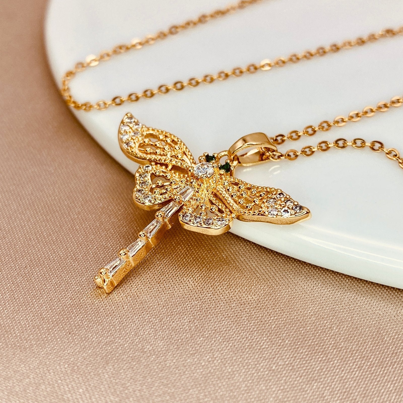 Dragonfly Necklace - Luzy JewelryNecklaceLuzy JewelryDragonfly Necklace - Luzy JewelryNecklaceLuzy JewelryDragonfly Necklace18kcubic zirconianecklace218kcubic zirconianecklace1