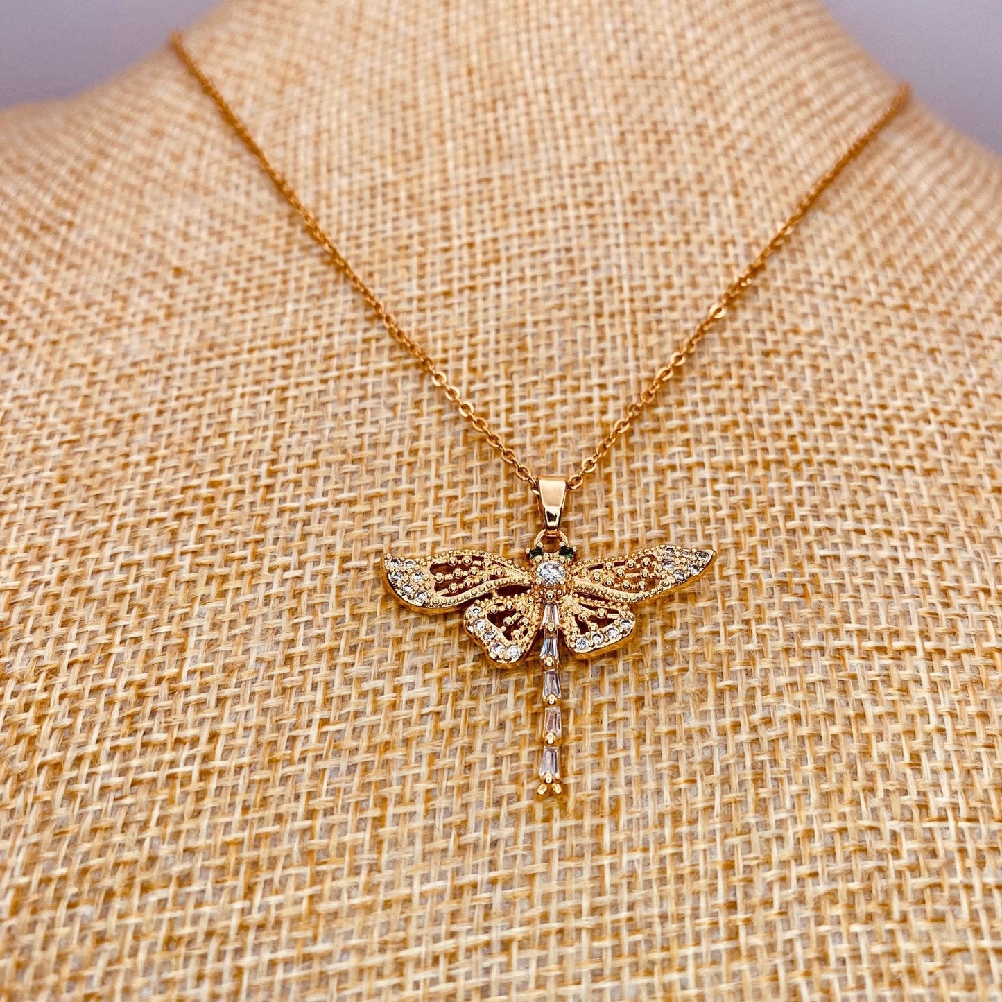 Dragonfly Necklace - Luzy JewelryNecklaceLuzy JewelryDragonfly Necklace - Luzy JewelryNecklaceLuzy JewelryDragonfly Necklace18kcubic zirconianecklace318kcubic zirconianecklace3