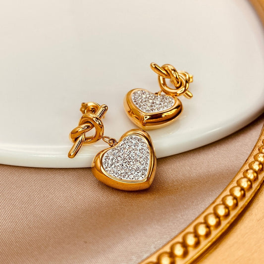 Glittering Heart Earrings - Luzy JewelryEarringsLuzy JewelryGlittering Heart Earrings - Luzy JewelryEarringsLuzy JewelryGlittering Heart Earrings18kcubic zirconiaearring118kcubic zirconiaearring1