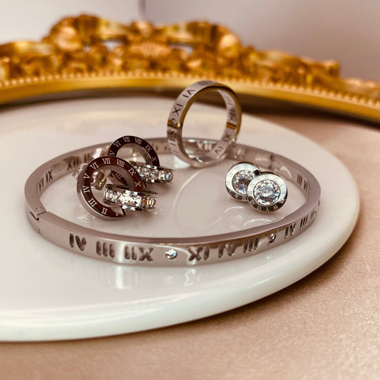Greco Set - Luzy Jewelryearrings, bracelet, ringLuzy JewelryGreco Set - Luzy Jewelryearrings, bracelet, ringLuzy JewelryGreco Set6braceletcubic zirconiaearring26cubic zirconiamatchnew1