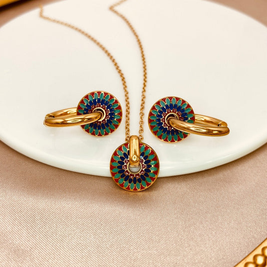 Temari Set - Luzy JewelryEarrings, necklaceLuzy JewelryTemari Set - Luzy JewelryEarrings, necklaceLuzy JewelryTemari Set18kearringmatch118kmatchnew1