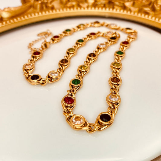 Vitrales Necklace - Luzy JewelryNecklaceLuzy JewelryVitrales Necklace - Luzy JewelryNecklaceLuzy JewelryVitrales Necklace18kCuban linknecklace218kCuban linknecklace2